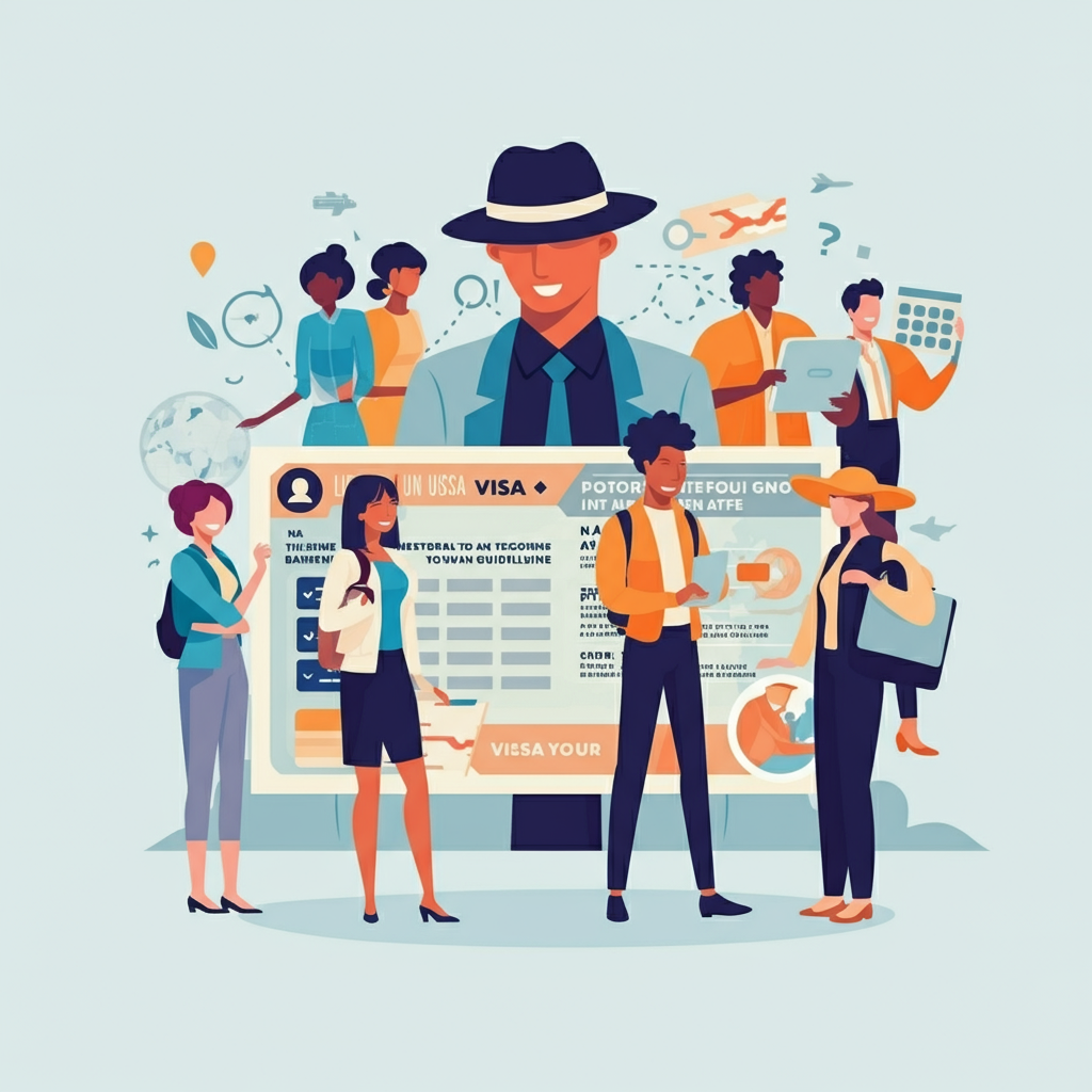 アメリカでの生活への第一歩：ビザの種類と申請ガイド【完全版】