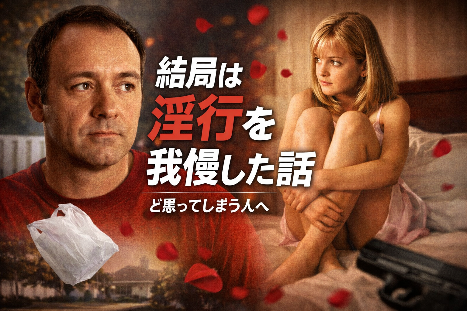 『American Beauty』を観て、結局は淫行を我慢した話と思ってしまう人へ
